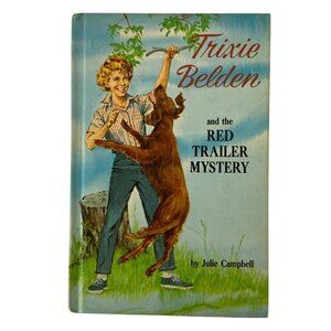 Trixie Belden and The Red Trailer Mystery Julie Campbell Hardcover Book #2 1965